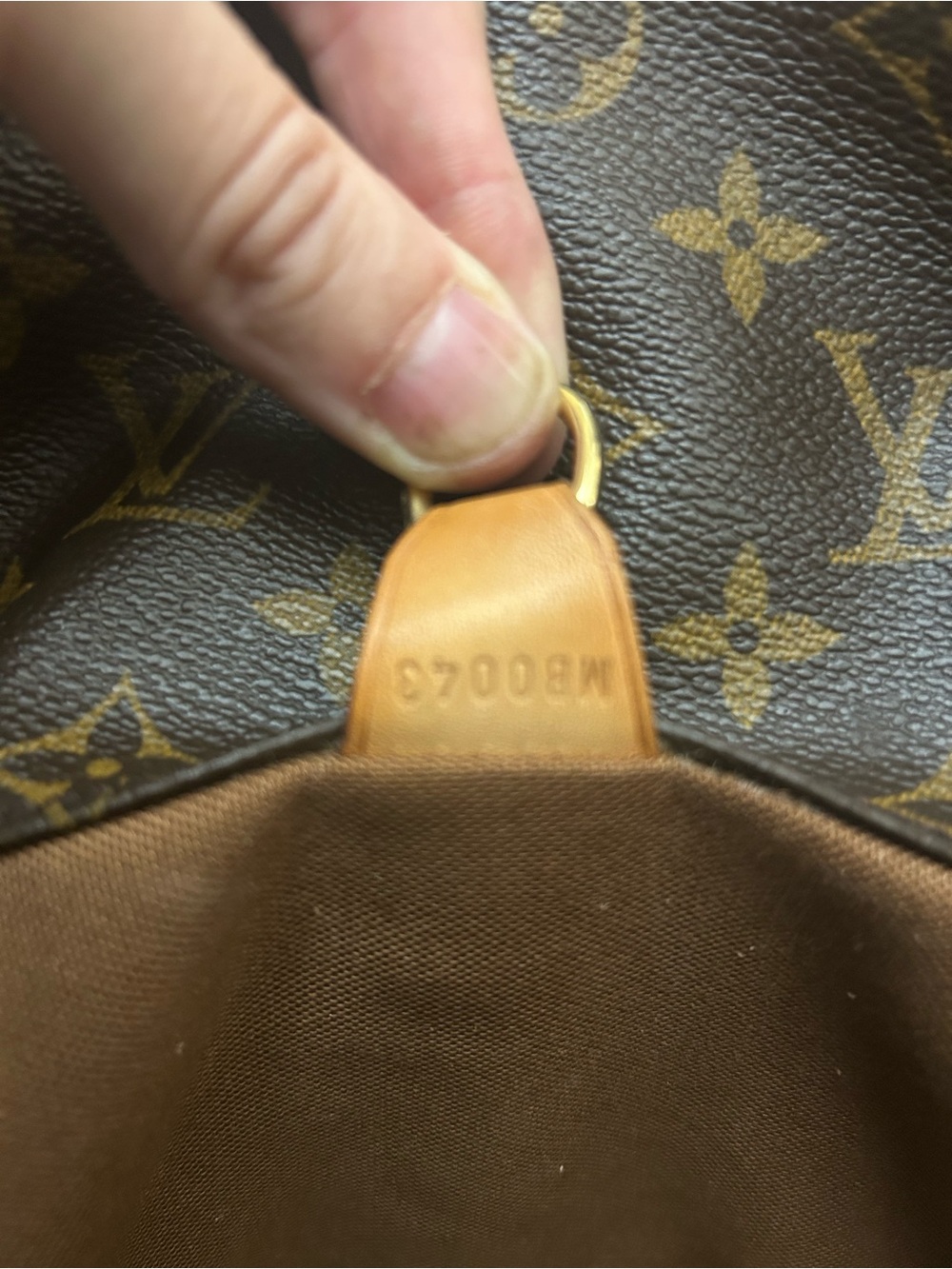 Vintage boho bag Louis Vuitton shopping sac w fringe - Picture 6 of 7